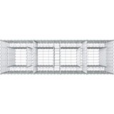  Gabionski uzdignuti krevet 2 pcs Srebrno 170 x 50 x 150 cm | shoptok.hr