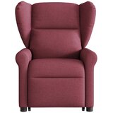  Električni naslonjač na podizanje od tkanine boja vina | shoptok.hr