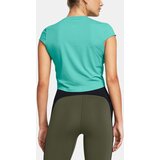 Under Armour Pjt Rck Nght Shft Cap T Q4 Turquoise Sports Crop Top T-Shirt | ePonuda.com