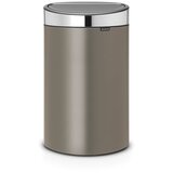 Brabantia Siva željezna kanta za smeće na dodir 40 l Touch Bin – | shoptok.hr