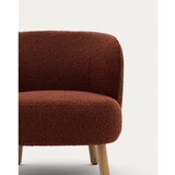 Kave Home Fotelj iz tkanine bouclé v barvi terakote Ulit – | Shoptok.si