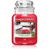 Yankee Candle Letters To Santa dišeča svečka 623 g unisex Cene