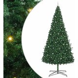  Božićno drvce s ukrasnim gudačkim svjetlima Zelena 400 cm PVC | shoptok.hr