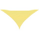 vidaXL Zunanje sončno senčno platno Rumena in Bela 3,5 x 3,5 x 4,9 m, (5000221828) | Shoptok.si