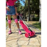 Cool Wheels Sklopivi trotinet za decu Maxi Twist sa 3 svetleća točka do 50kg roze Cene