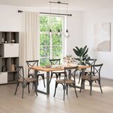 Noge za jedilno mizo v obliki črke U, 2 kosa, antracitne, 80 x (72-73) cm, jeklo, (22123898) | Shoptok.si