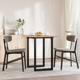  Blagovaonski stol O-oblika 60x60x75,5 cm od borovine i čelik | shoptok.hr