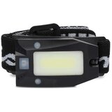 Nedis LHLR05WBK - LED prigušiva punjiva čeona lampa sa senzorom LED/5V 500 mAh IPX4 crna | Eponuda.com