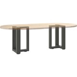  Noge za klubsko mizico v obliki črke T 2 kosa antracitne 28x25x(42-43) cm jeklo, (22123534) | Shoptok.si