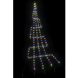 vidaXL LED božićno drvce s 168 LED svjetlima Šareni 511 cm Metal | shoptok.hr