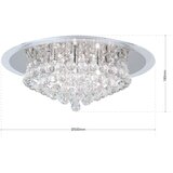 Orion DLU 2378/6/50-Kristalno plafonsko svetlo GLORIA 6xG9/40W/230V prečnik 50 cm hrom | Eponuda.com