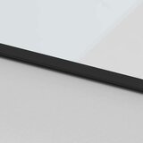  Drsna vrata z opremo črna 76x205 cm kaljeno steklo | Shoptok.si