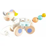 Zopa Wooden Pull Toy igračka na povlačenje od drva Unicorn 1 kom