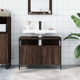 vidaXL Ormarić za umivaonik smeđa boja hrasta 60 x 30 x 60 cm drveni | shoptok.hr