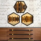 Wallity uramljena slika 6GEN521991814, 35x35 cm, 3 dela | ePonuda.com