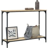  Konzolni stol boja hrasta 101x30 5x75 cm konstruirano drvo | shoptok.hr
