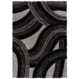 Flair Rugs Črna/siva ročno tkana preproga iz recikliranih vlaken 120x170 cm Velvet – Cene