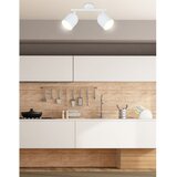 Candellux Lighting bela stropna svetilka s kovinskim senčilom 38x10 cm Azuro | Shoptok.si