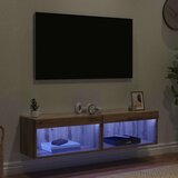  Set TV komoda Zidne 2 pcs Umjetnički hrast 60 x 30 x 30 cm | shoptok.hr