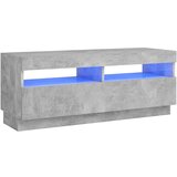 Furnova TV omarica z LED lučkami betonsko siva 100x35x40 cm, (21924156) | Shoptok.si