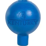 Kentucky Horsewear Gumijasta žoga - Rubber Ball Protection Wall & Lead, S, 11.5 cm - royal blue