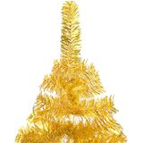  Umjetno božićno drvce LED sa setom kuglica zlatno 210 cm PET | shoptok.hr