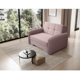 ELTAP Ružičasta sklopiva/s prostorom za odlaganje sofa od šenila 102 cm Laine – | shoptok.hr