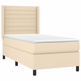  box spring s madracem LED krem 100x200 cm od tkanine | shoptok.hr