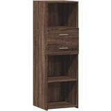 Maison Chic Visoka omara - Komoda - Predalnik rjav hrast 40x42,5x124 cm inženirski les, (21720130) | Shoptok.si