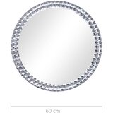 Zidno ogledalo od kaljenog stakla 60 cm | Eponuda.ba