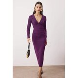 TRENDYOLMILLA ženska haljina Tpraw26El00019, Plum-Purple | Eponuda.com