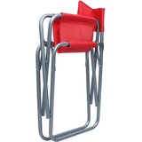  Redateljske stolice 2 kom čelične crvene | shoptok.hr