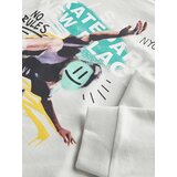 Reserved - Predimenzionirana majica dugih rukava s printom - light grey | shoptok.hr