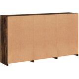  Komoda s LED svjetlima boja dimljenog hrasta 181,5x37x100 cm Smeđa | shoptok.hr