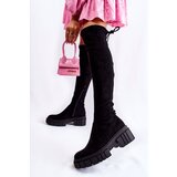 Boto Women's Suede Boots Workers Black Cheera | Eponuda.ba