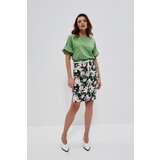 Marisse Skirt With A Floral Print L-Sc-3713 L.Beige | ePonuda.com