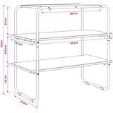  Konzolna stolica Hrast sonoma 60 x 41 x 75 cm Konstruirano drvo | Eponuda.com