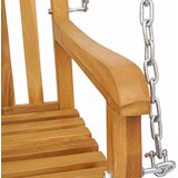  Ljuljačka Prirodna 114 x 61 x 61,5 cm Čvrsto teak drvo | shoptok.hr