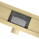 REA Bath Linijski odtok Neox brush gold 100 | Shoptok.si