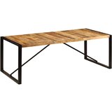 vidaXL blagovaonski stol 220 x 100 x 75 cm masivno drvo manga Cijene