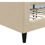  Dnevni krevet krem 90 x 200 cm od tkanine | shoptok.hr