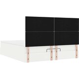  Otomanski okvir kreveta s madraca bijela 180x200cm umjetna koža | shoptok.hr