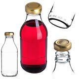 KADAX steklenica za vino 330 ml, moonshine s pokrovčkom, liker, sok Kubuś, kozarec za sokove 1 kos, (5000355212) | Shoptok.si