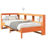  Krevet s regalom za knjige bez madraca 90 x 200 cm od borovine | shoptok.hr