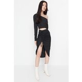 Trendyol Anthracite Soft Knitted Bottom-Top Set | Shoptok.si