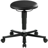 bimos Vrtljiv stolček, ESD, umetno usnje, črno | Shoptok.si