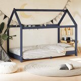  Okvir za dječji krevet od masivne borovine sivi 70 x 140 cm | shoptok.hr