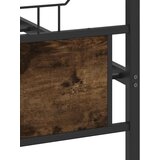  Posteljni okvir brez vzmetnice hrast 150x200 cm inženirski les, (21828974) | Shoptok.si