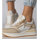 D/CEO marka niezdefiniowana White sneakers with gold detail and studs Urlana | shoptok.hr