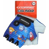 Tour de France rukavice dečije crosser cg fish-kids short finger blue 4XS Cene